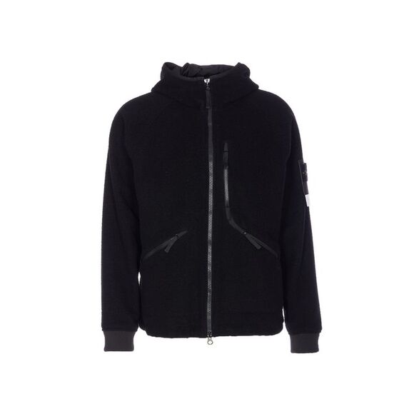 Stone Island Men Panno Patinato Logo Jacket